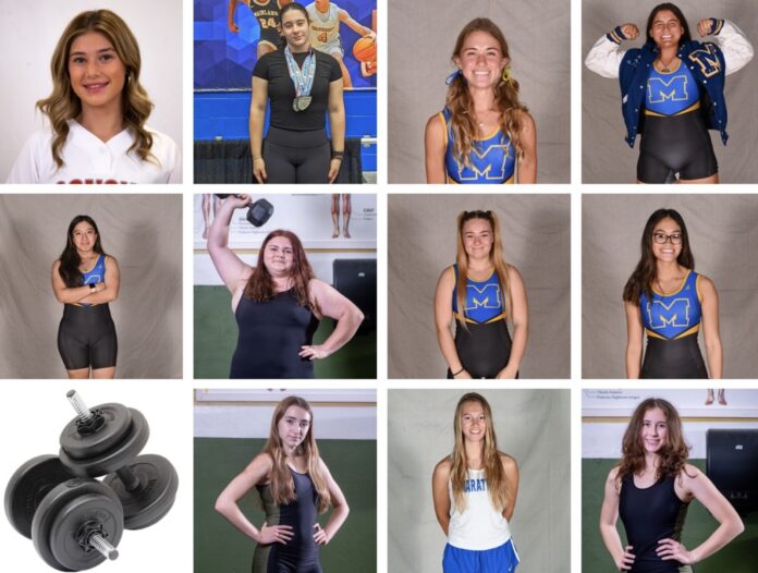 a collage of photos of a woman posing for a picture